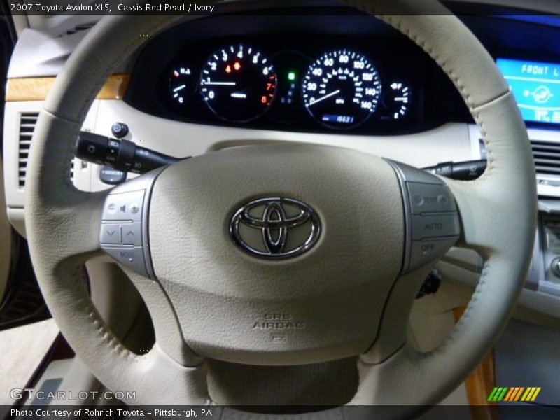 Cassis Red Pearl / Ivory 2007 Toyota Avalon XLS