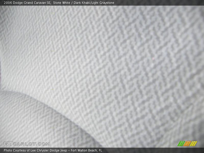 Stone White / Dark Khaki/Light Graystone 2006 Dodge Grand Caravan SE
