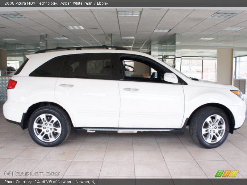 Aspen White Pearl / Ebony 2008 Acura MDX Technology