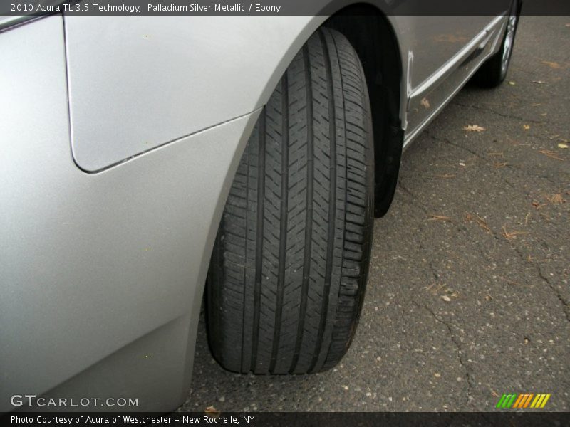 Palladium Silver Metallic / Ebony 2010 Acura TL 3.5 Technology