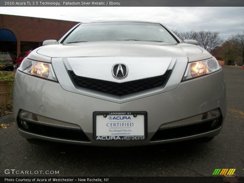 Palladium Silver Metallic / Ebony 2010 Acura TL 3.5 Technology