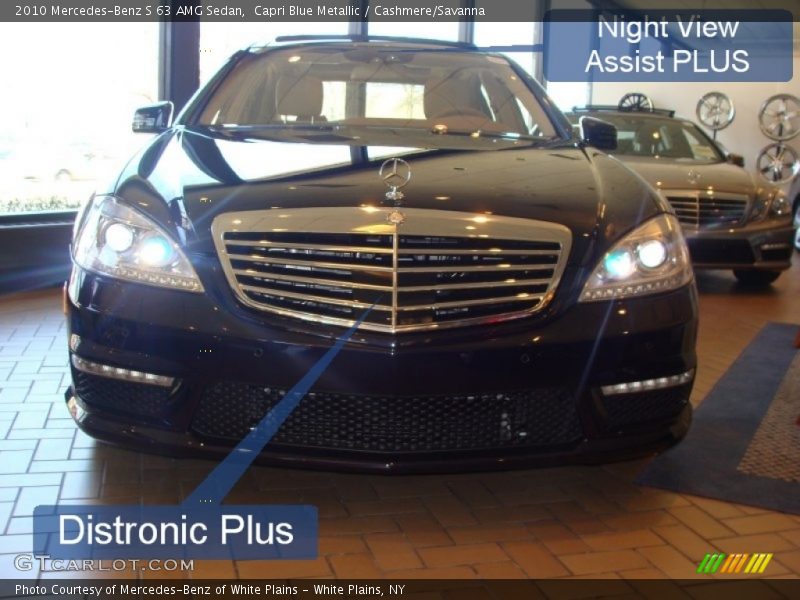 Capri Blue Metallic / Cashmere/Savanna 2010 Mercedes-Benz S 63 AMG Sedan