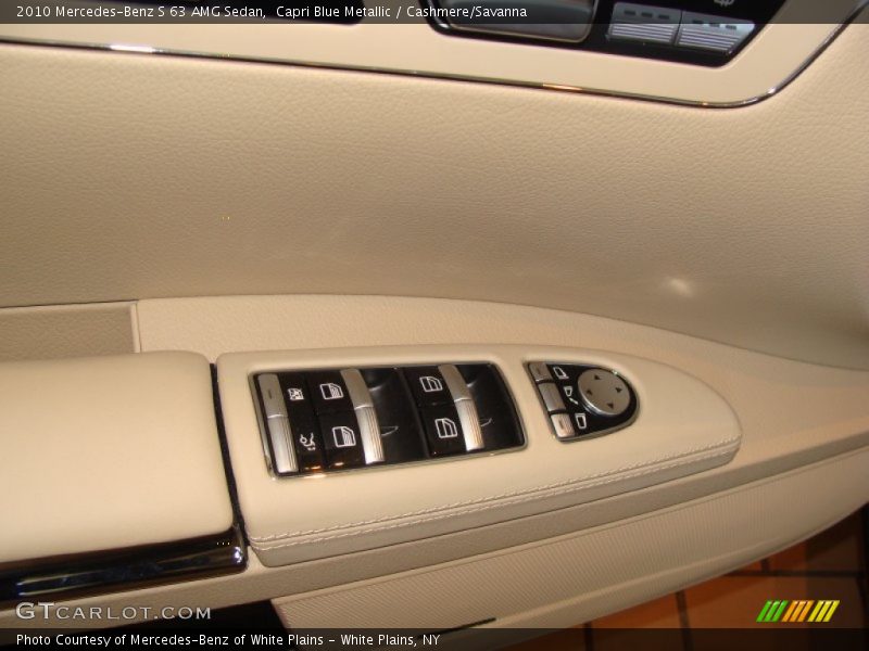 Capri Blue Metallic / Cashmere/Savanna 2010 Mercedes-Benz S 63 AMG Sedan