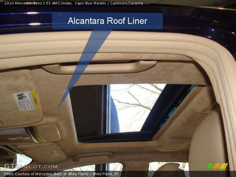 Capri Blue Metallic / Cashmere/Savanna 2010 Mercedes-Benz S 63 AMG Sedan