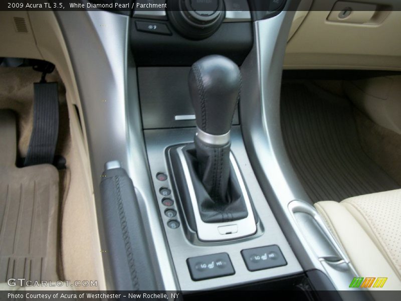 White Diamond Pearl / Parchment 2009 Acura TL 3.5