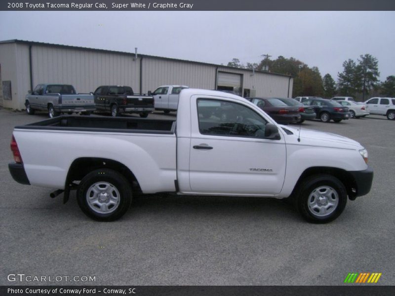 Super White / Graphite Gray 2008 Toyota Tacoma Regular Cab