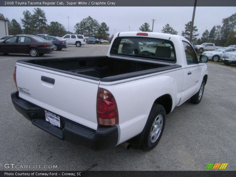 Super White / Graphite Gray 2008 Toyota Tacoma Regular Cab