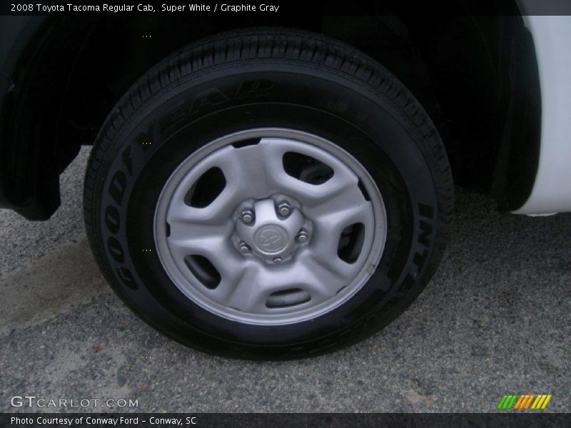 Super White / Graphite Gray 2008 Toyota Tacoma Regular Cab