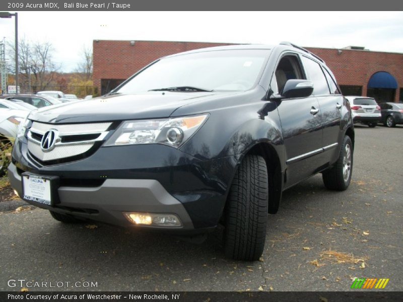 Bali Blue Pearl / Taupe 2009 Acura MDX