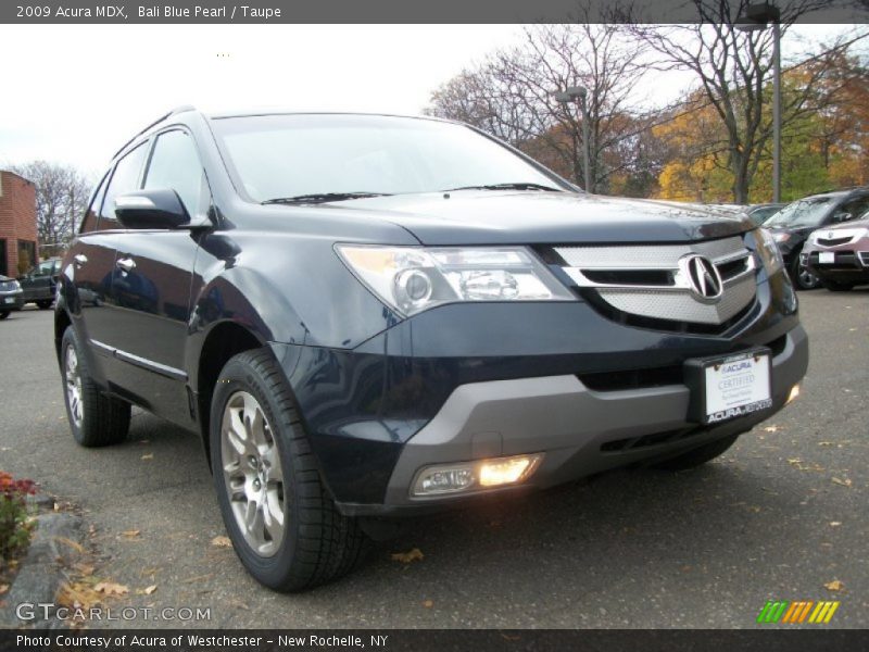 Bali Blue Pearl / Taupe 2009 Acura MDX