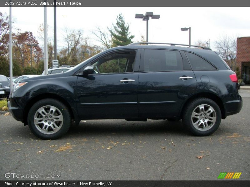 Bali Blue Pearl / Taupe 2009 Acura MDX