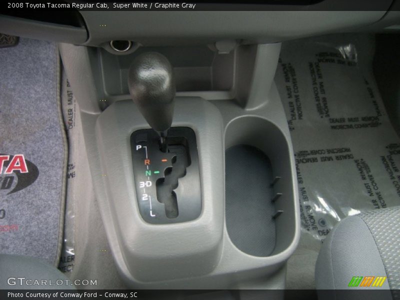 Super White / Graphite Gray 2008 Toyota Tacoma Regular Cab