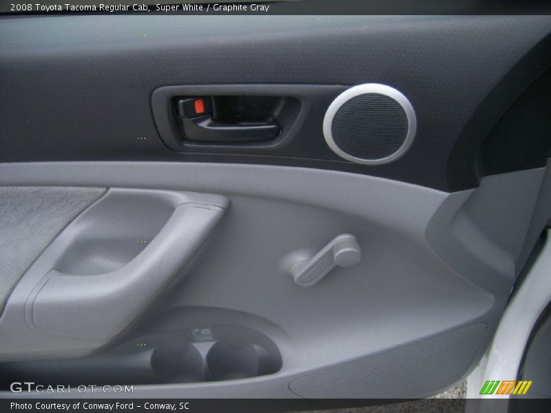 Super White / Graphite Gray 2008 Toyota Tacoma Regular Cab