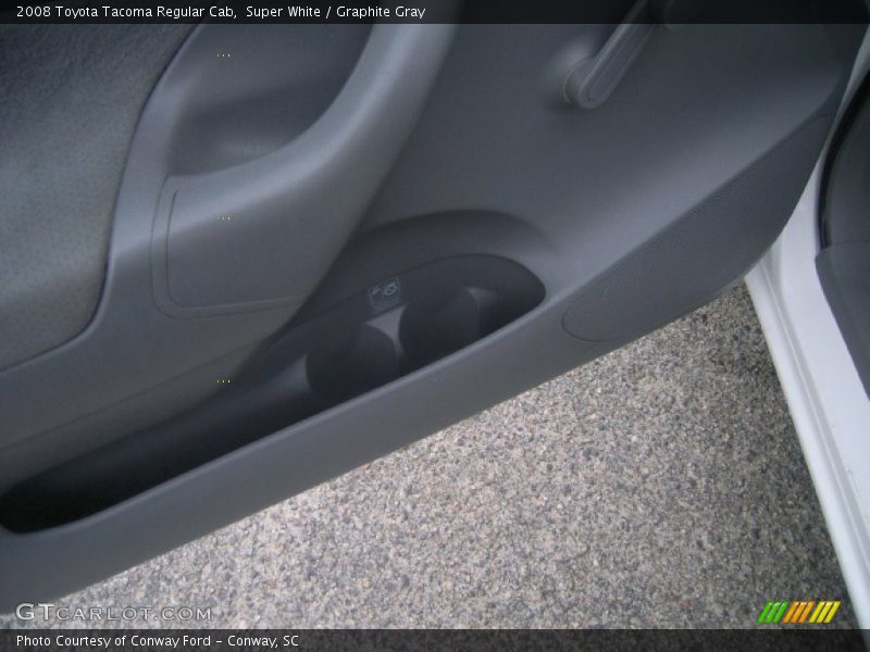 Super White / Graphite Gray 2008 Toyota Tacoma Regular Cab