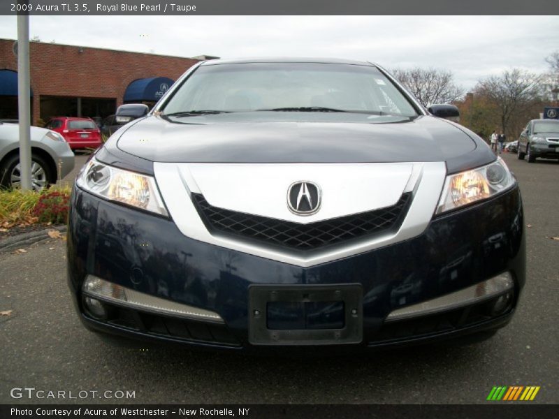 Royal Blue Pearl / Taupe 2009 Acura TL 3.5