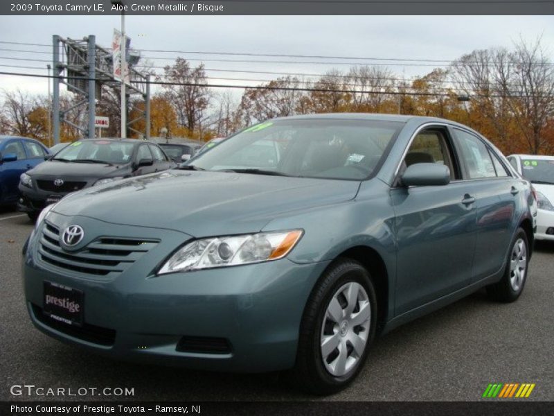 Aloe Green Metallic / Bisque 2009 Toyota Camry LE