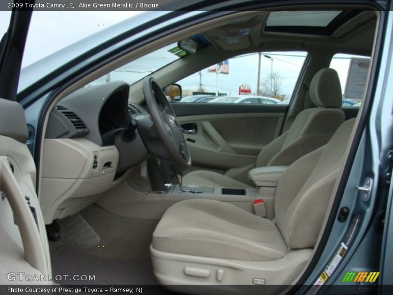 Aloe Green Metallic / Bisque 2009 Toyota Camry LE