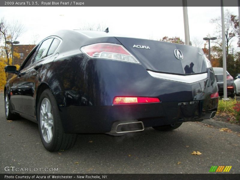 Royal Blue Pearl / Taupe 2009 Acura TL 3.5