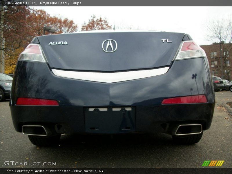 Royal Blue Pearl / Taupe 2009 Acura TL 3.5