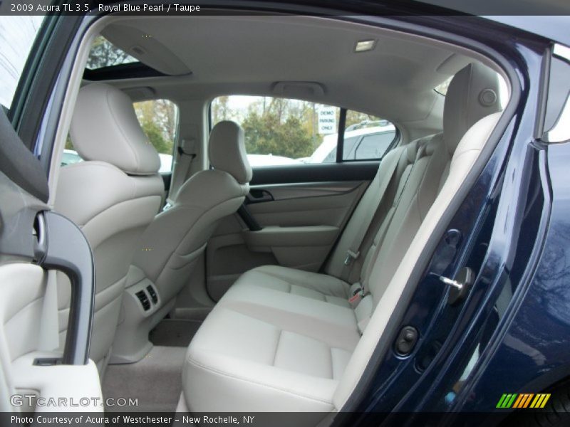Royal Blue Pearl / Taupe 2009 Acura TL 3.5