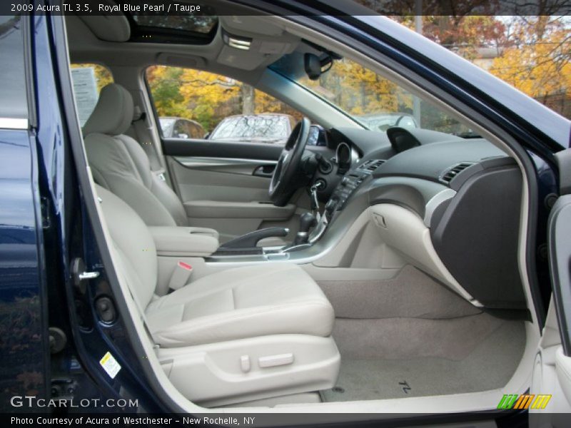 Royal Blue Pearl / Taupe 2009 Acura TL 3.5