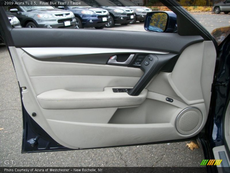 Royal Blue Pearl / Taupe 2009 Acura TL 3.5