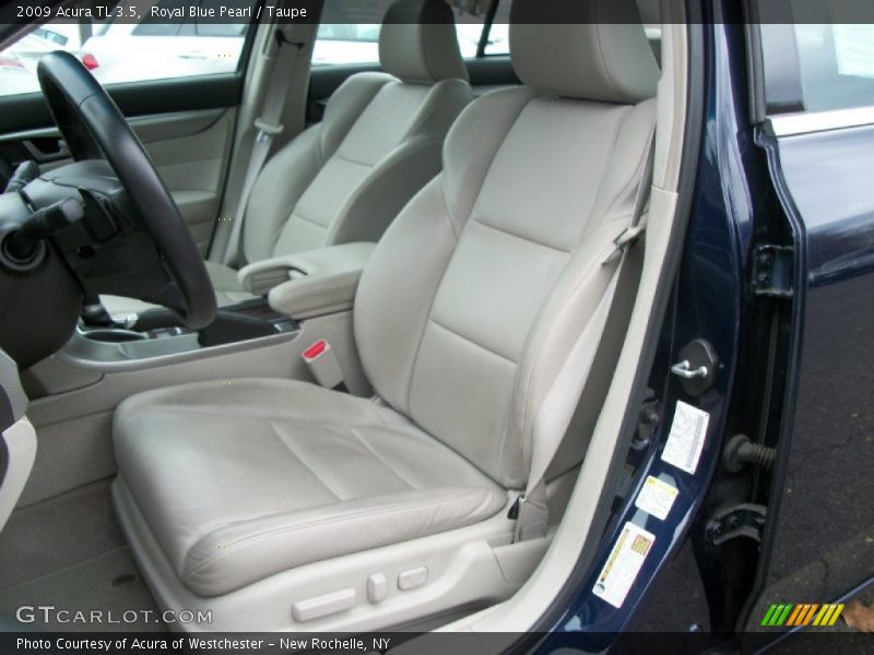 Royal Blue Pearl / Taupe 2009 Acura TL 3.5