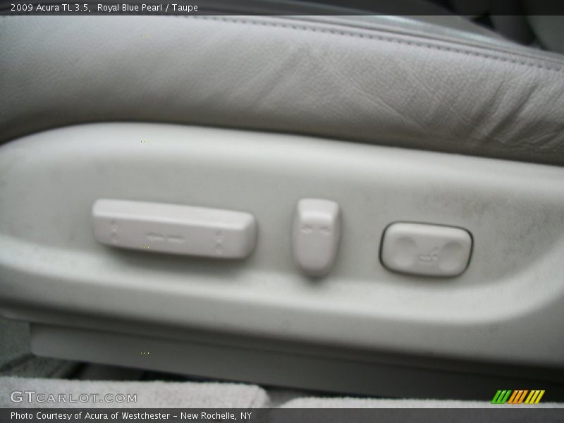 Royal Blue Pearl / Taupe 2009 Acura TL 3.5