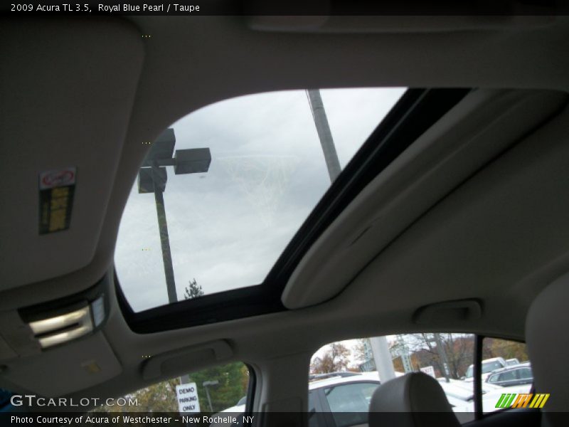 Royal Blue Pearl / Taupe 2009 Acura TL 3.5