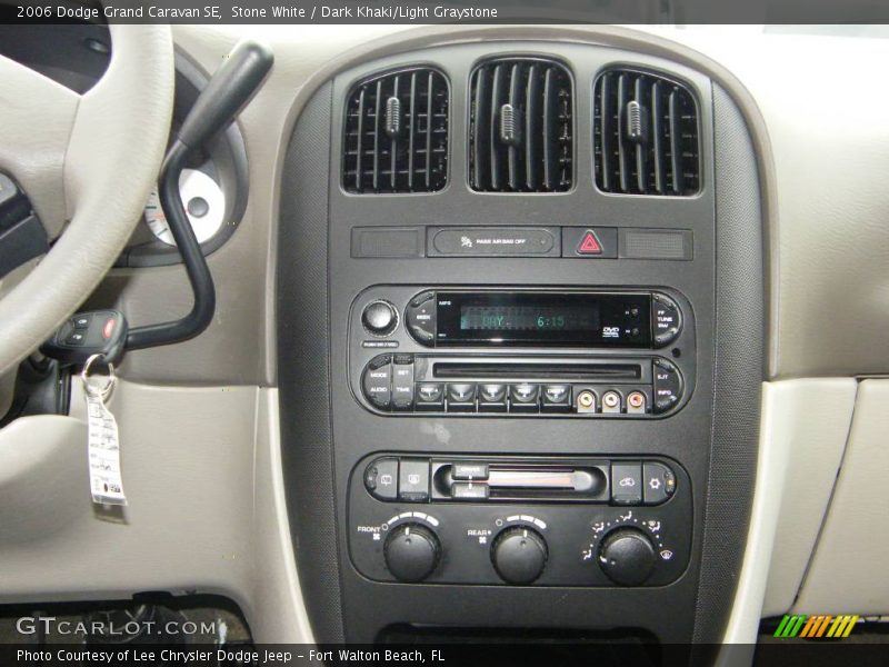 Stone White / Dark Khaki/Light Graystone 2006 Dodge Grand Caravan SE