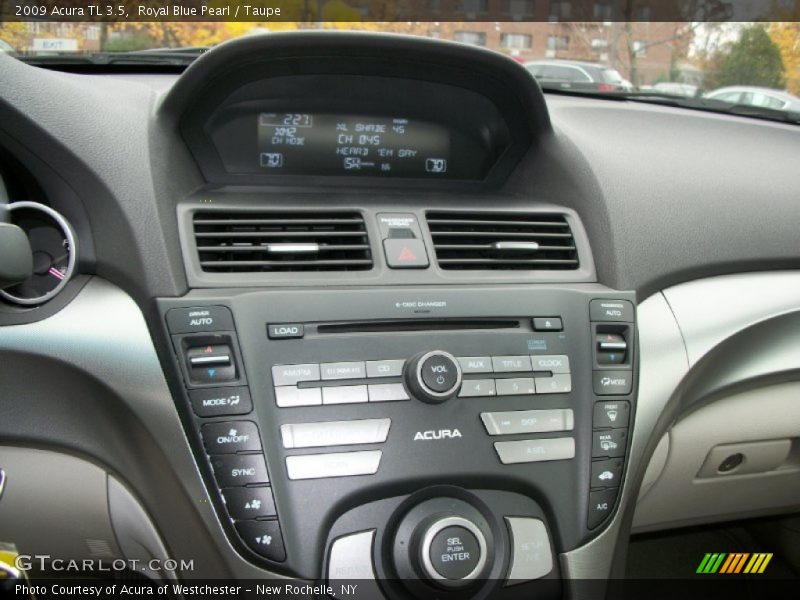 Royal Blue Pearl / Taupe 2009 Acura TL 3.5