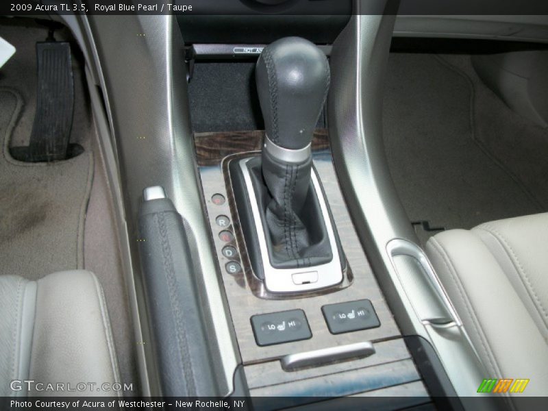Royal Blue Pearl / Taupe 2009 Acura TL 3.5