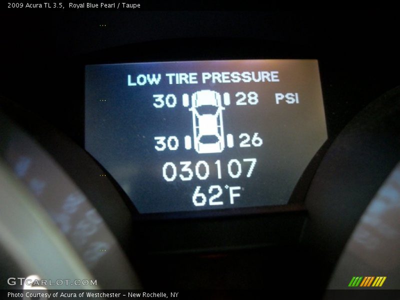 Royal Blue Pearl / Taupe 2009 Acura TL 3.5