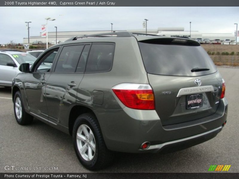 Cypress Green Pearl / Ash Gray 2008 Toyota Highlander 4WD