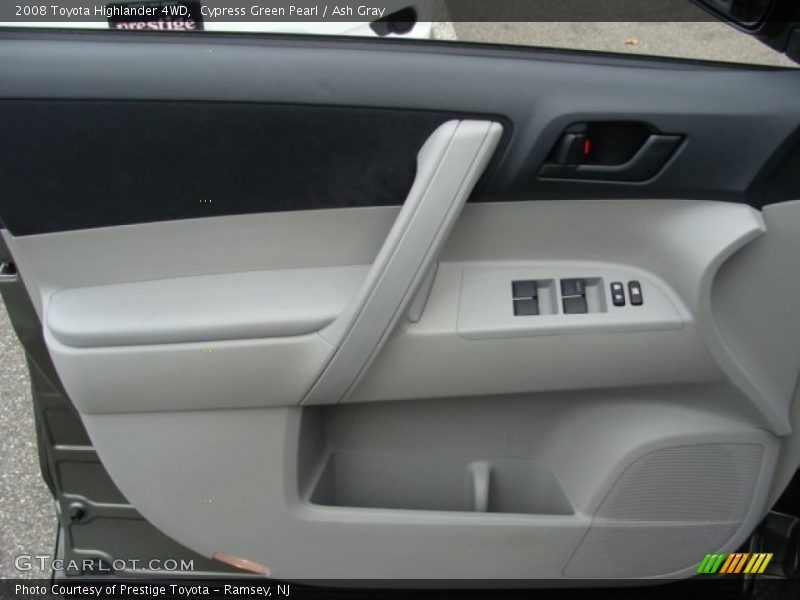 Cypress Green Pearl / Ash Gray 2008 Toyota Highlander 4WD