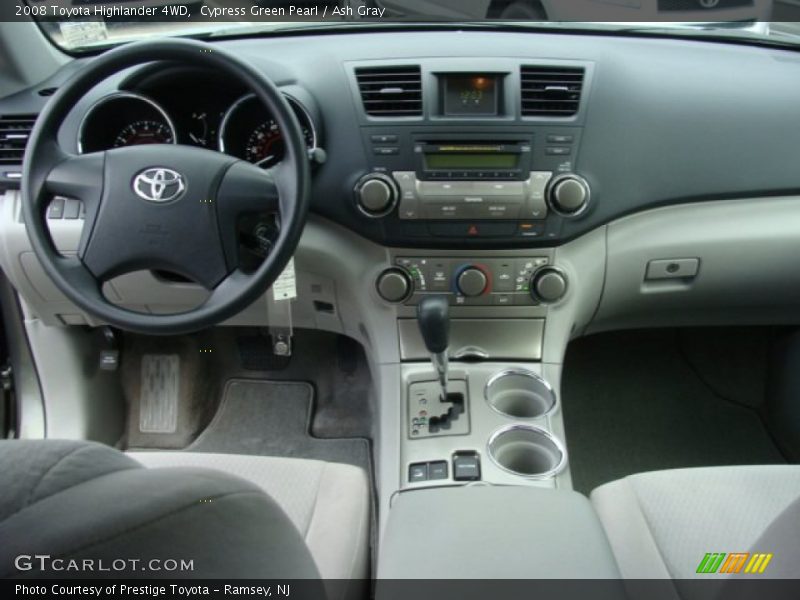 Cypress Green Pearl / Ash Gray 2008 Toyota Highlander 4WD