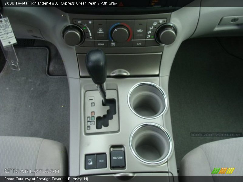 Cypress Green Pearl / Ash Gray 2008 Toyota Highlander 4WD