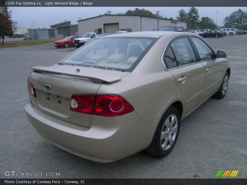 Light Almond Beige / Beige 2008 Kia Optima LX