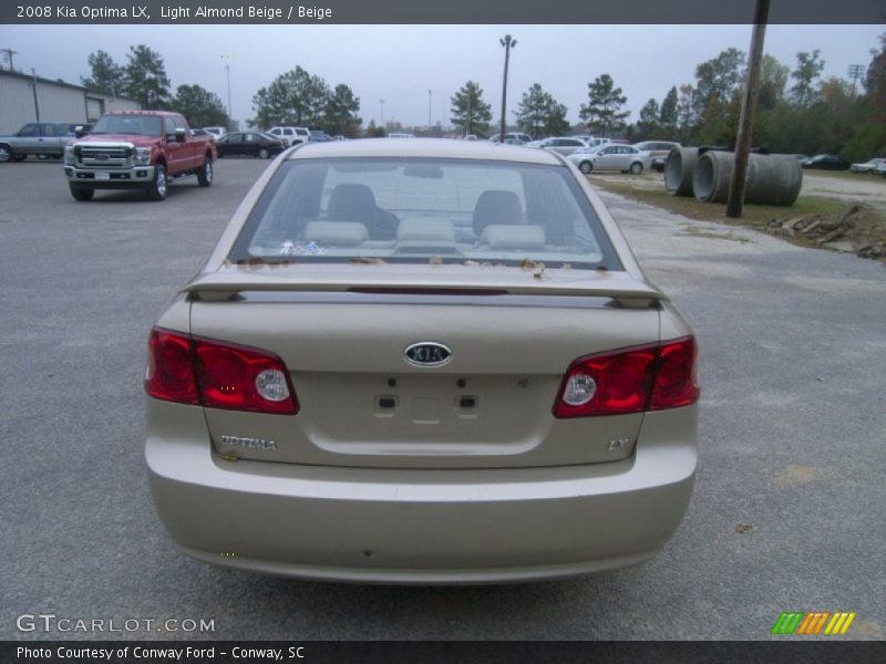 Light Almond Beige / Beige 2008 Kia Optima LX