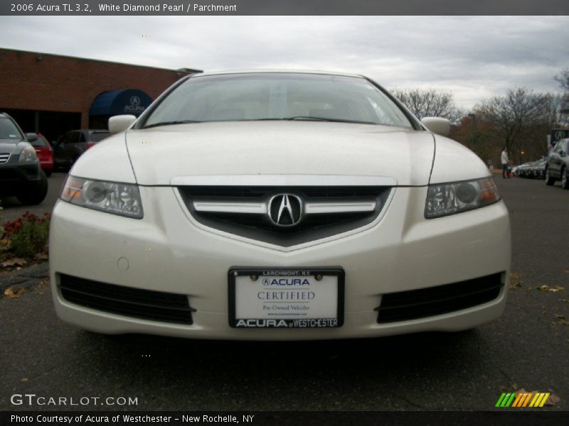 White Diamond Pearl / Parchment 2006 Acura TL 3.2