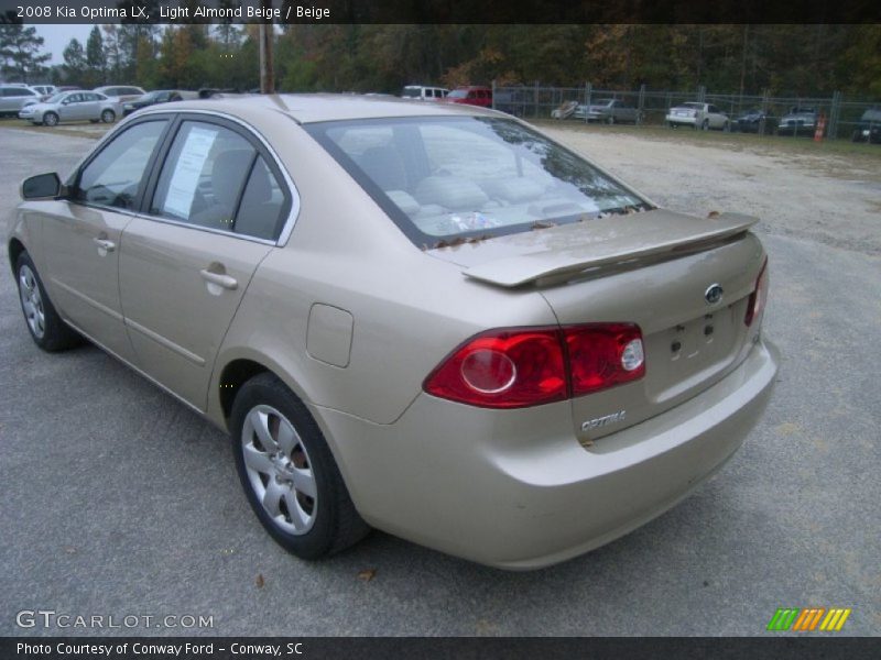 Light Almond Beige / Beige 2008 Kia Optima LX
