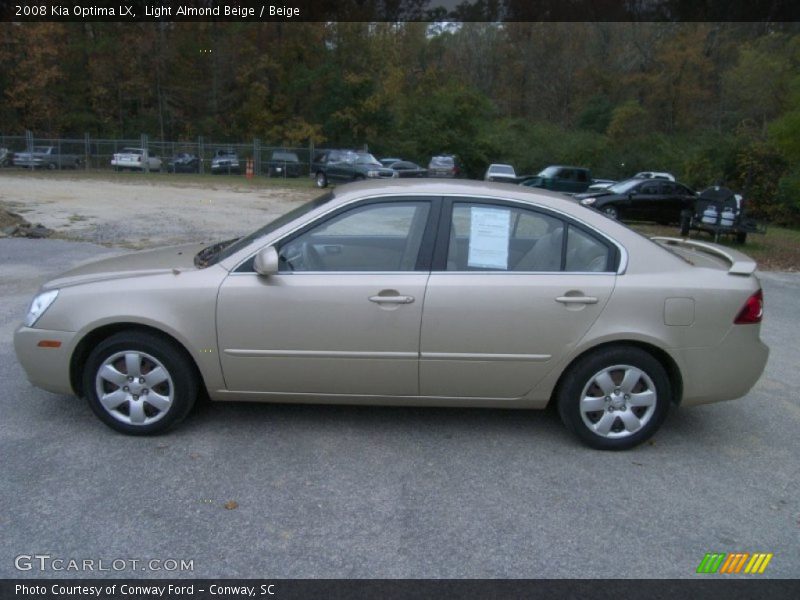 Light Almond Beige / Beige 2008 Kia Optima LX