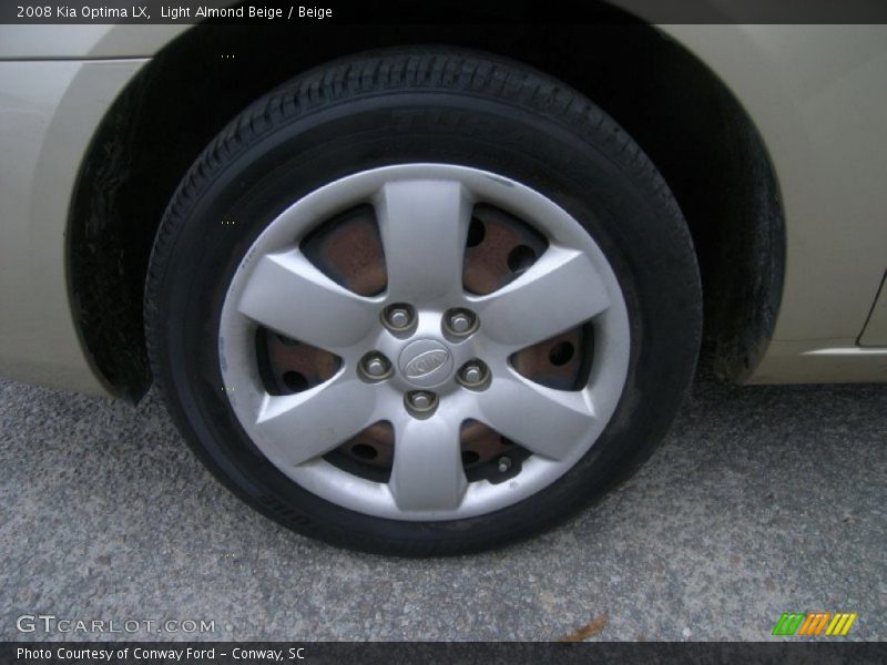 Light Almond Beige / Beige 2008 Kia Optima LX