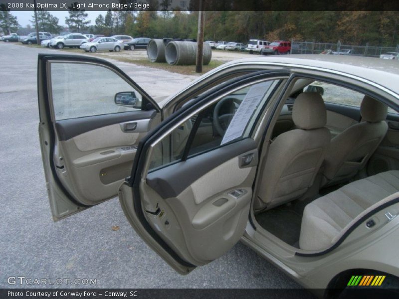 Light Almond Beige / Beige 2008 Kia Optima LX