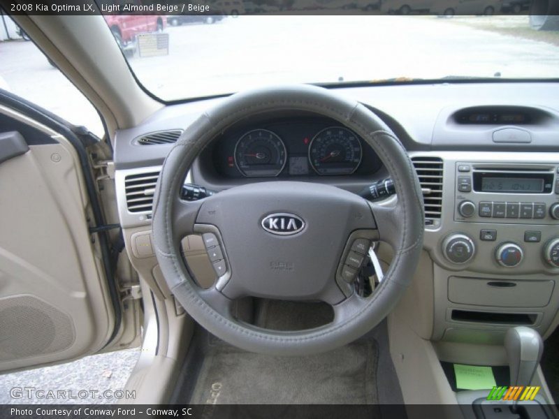 Light Almond Beige / Beige 2008 Kia Optima LX