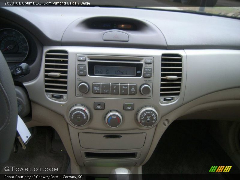 Light Almond Beige / Beige 2008 Kia Optima LX