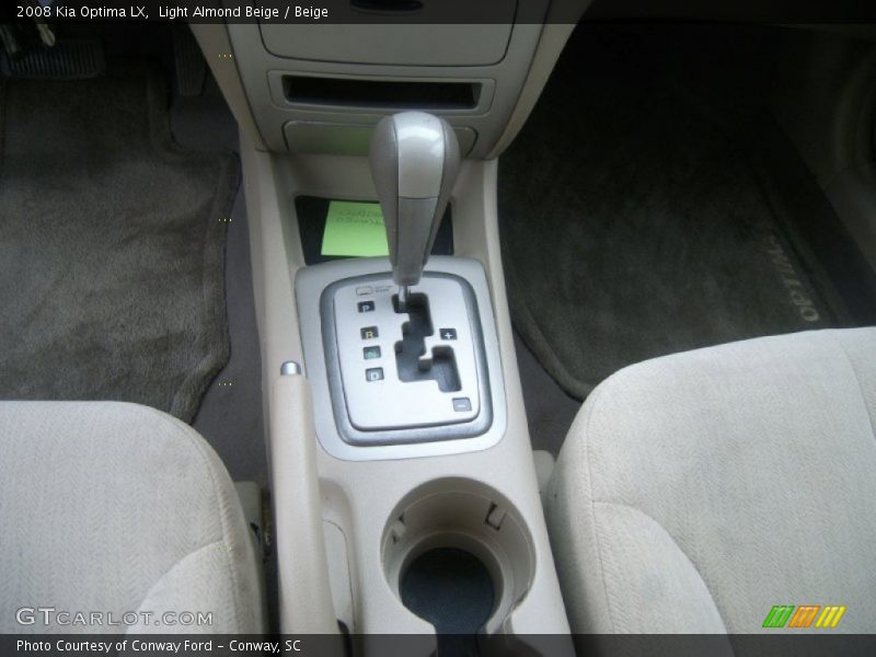 Light Almond Beige / Beige 2008 Kia Optima LX