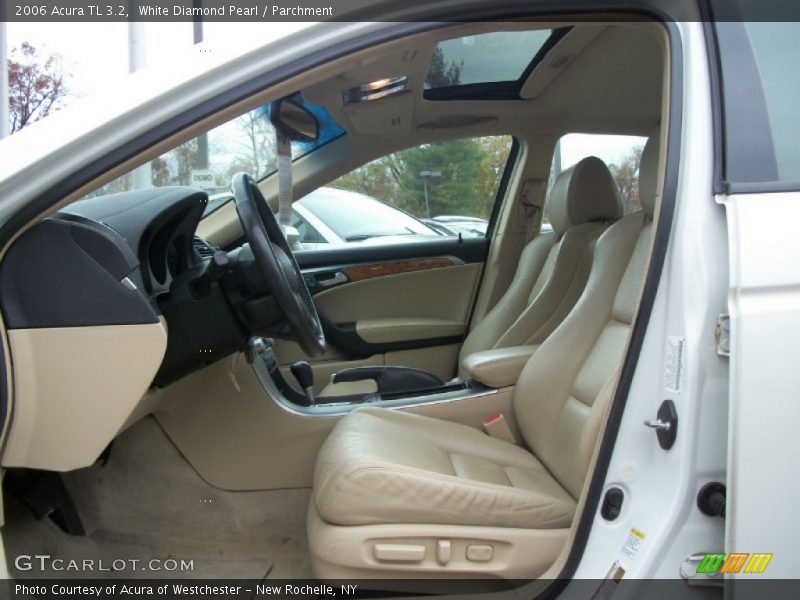 White Diamond Pearl / Parchment 2006 Acura TL 3.2