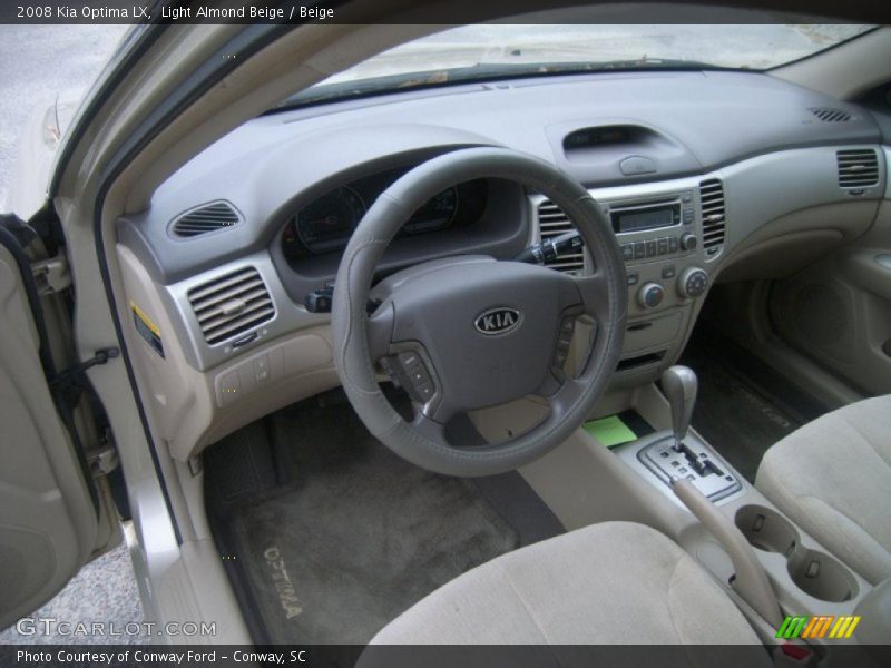 Light Almond Beige / Beige 2008 Kia Optima LX