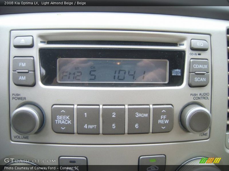 Light Almond Beige / Beige 2008 Kia Optima LX